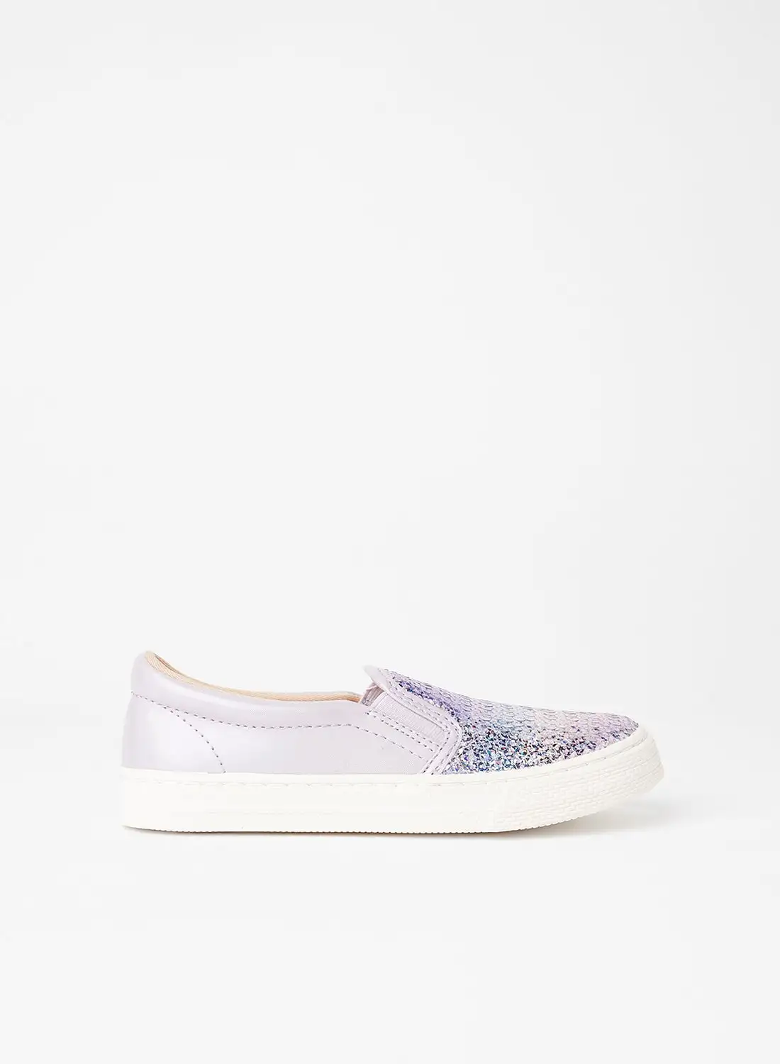 The Children's Place Kids Sequin Slip-On Shoes Lilac