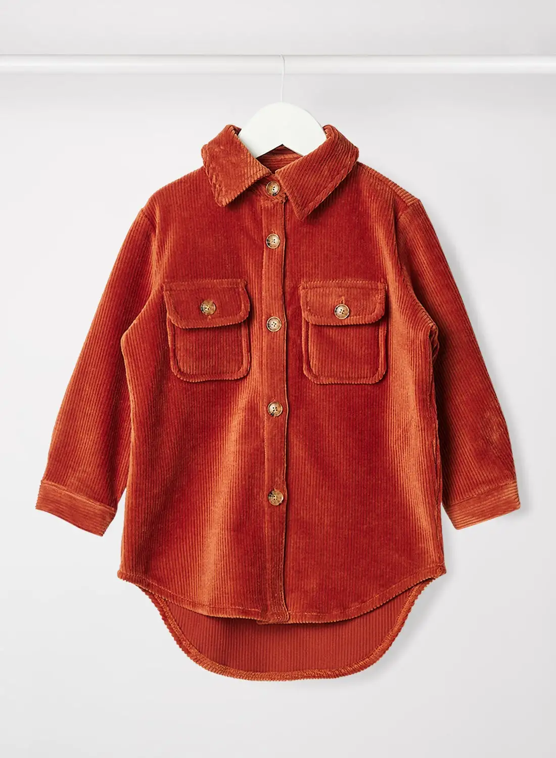 ONLY Kids/Teen Corduroy Shirt Burnt Orange