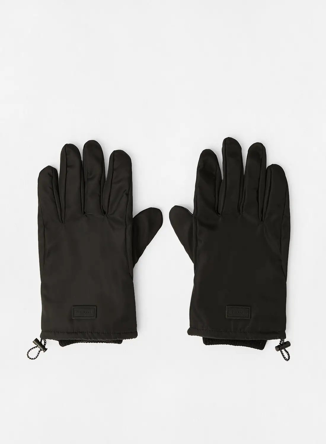 Ted Baker Padded Nylon Gloves Black