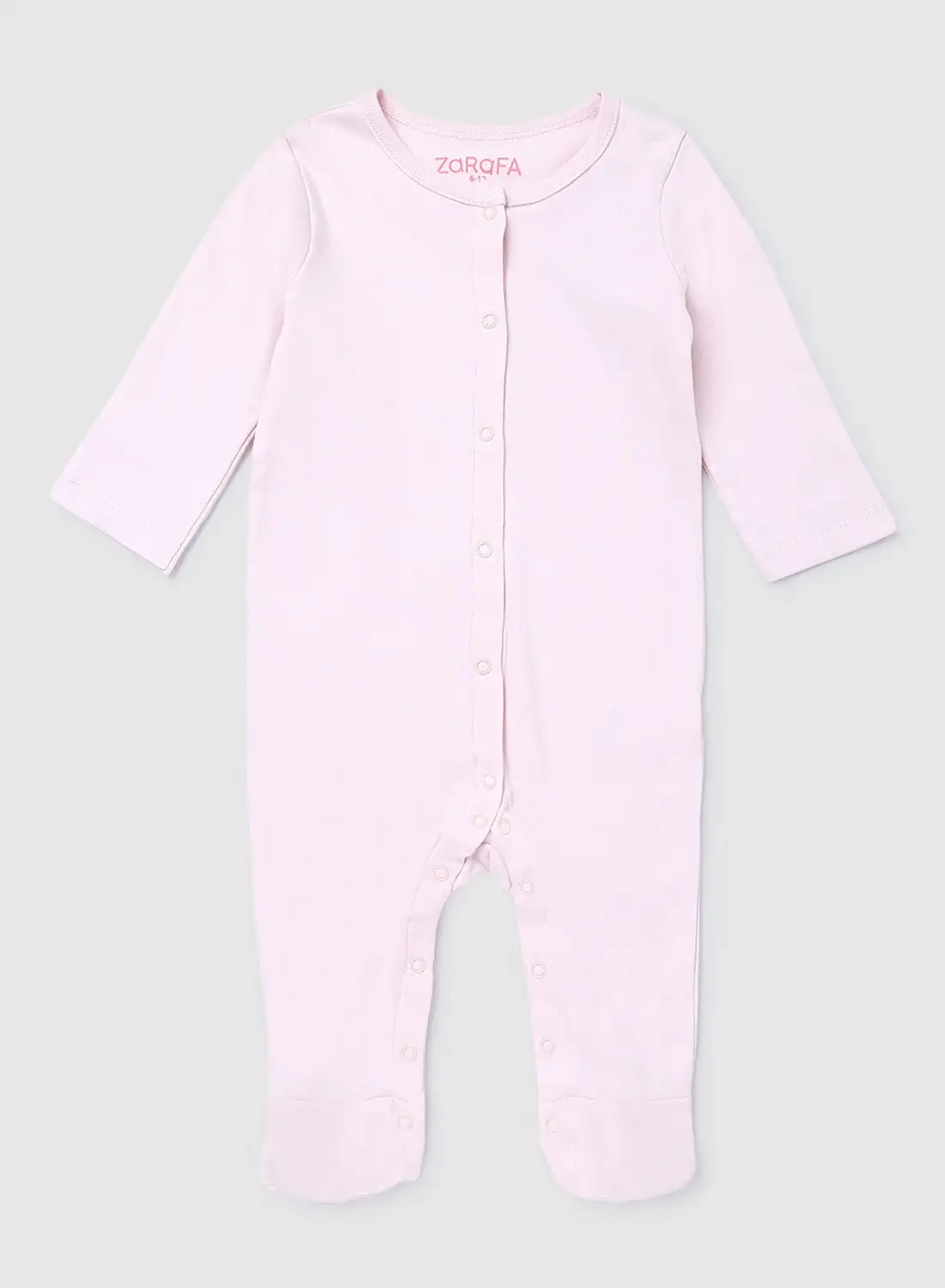 Zarafa Baby Boys Onesies With Front Open Light Pink