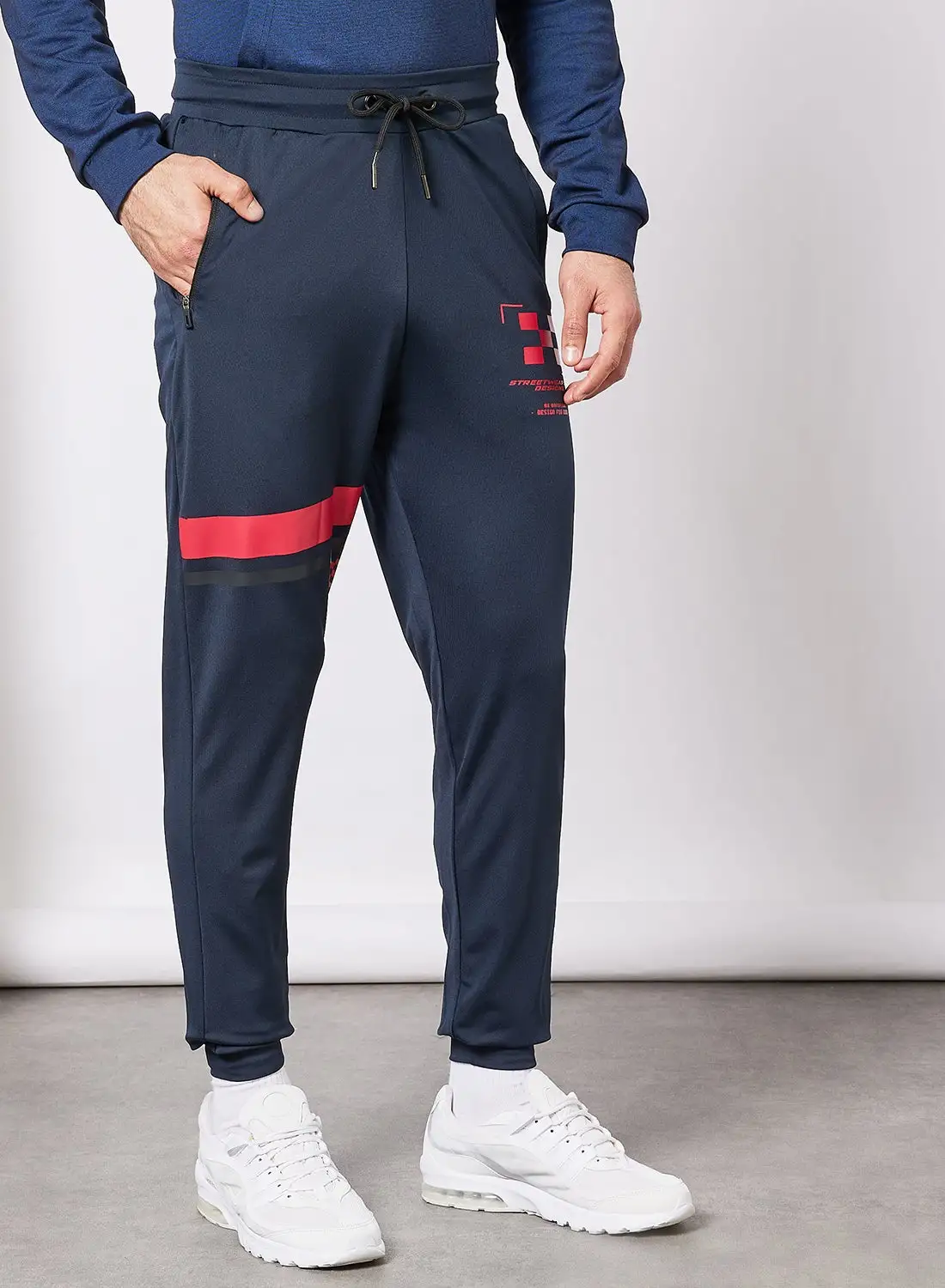 ABOF Active Wear Joggers أزرق القرون الوسطى