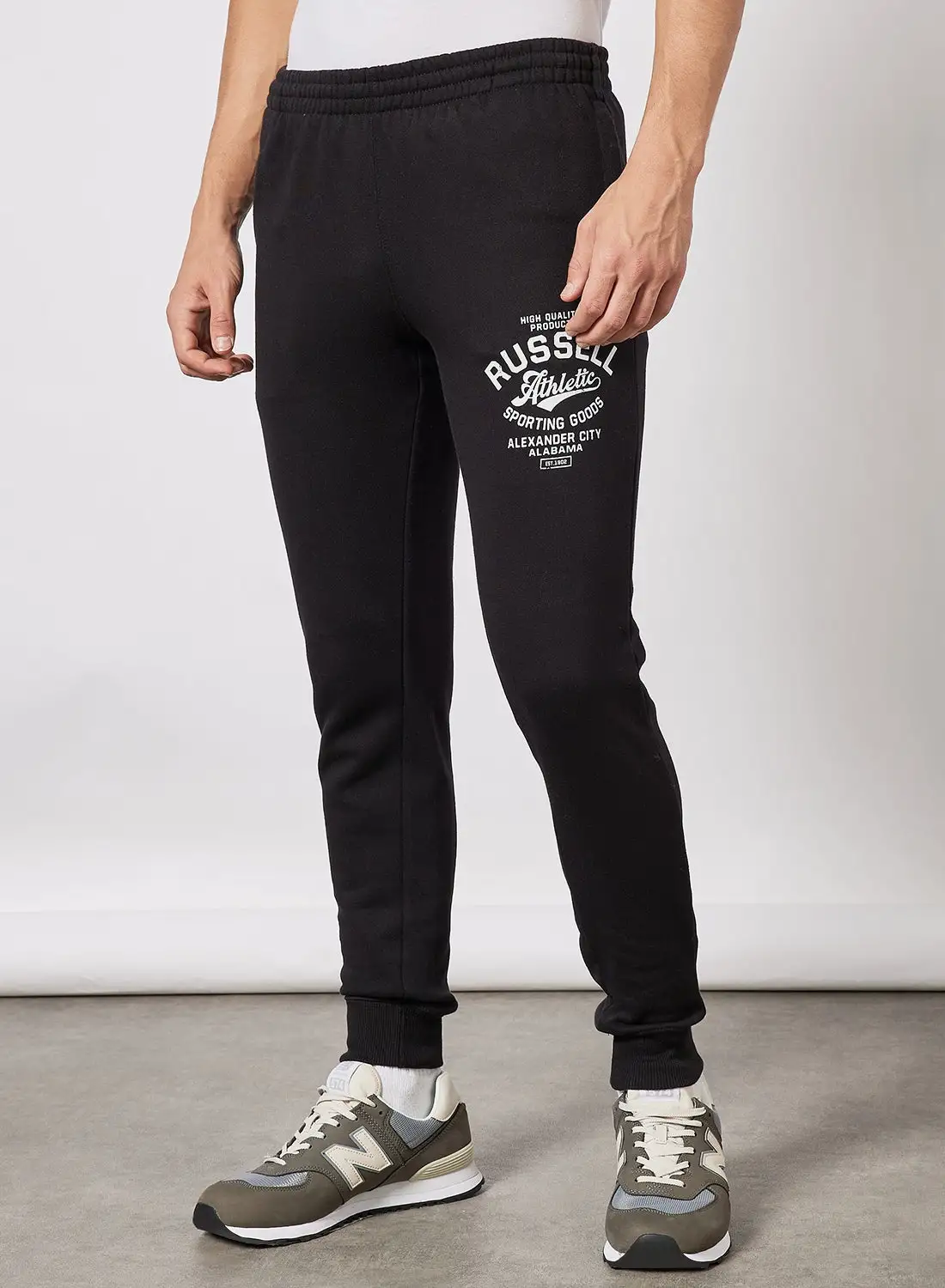 Russell Athletic Logo Slim Fit Sweatpants Black