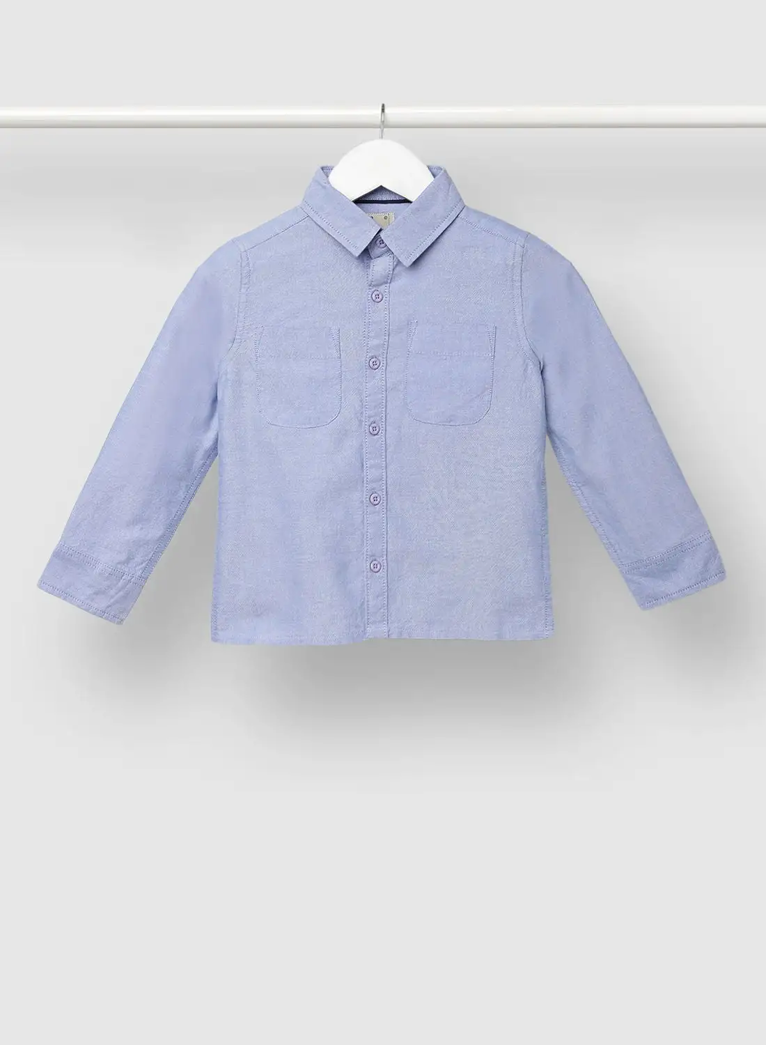 NEON Boys Collar Neck Long Sleeve Shirt Sky Blue