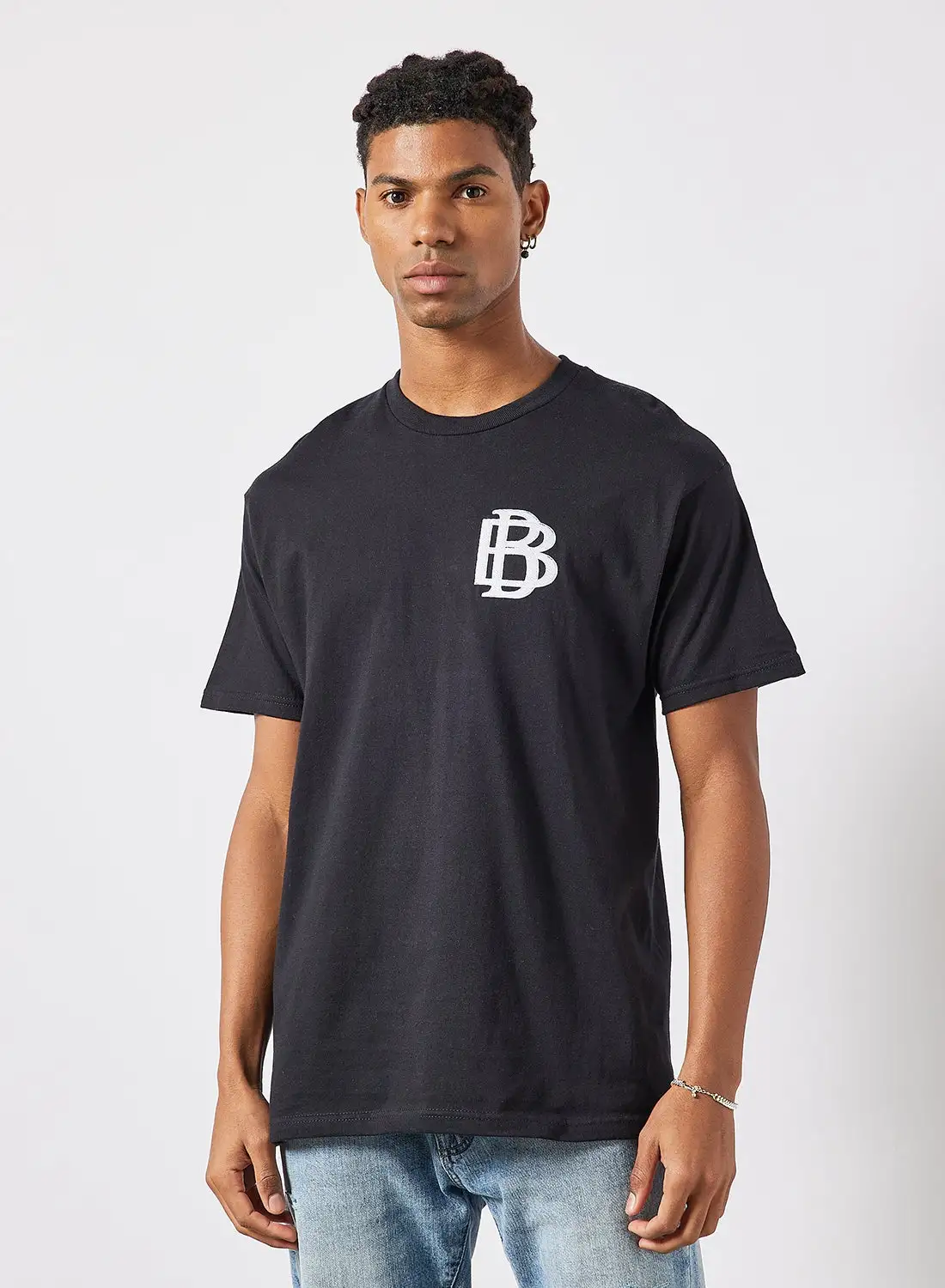 Blood Brother Kampus Logo T-Shirt Black