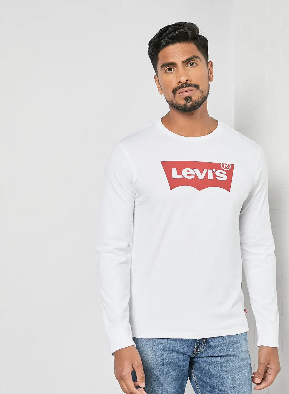 Levi's Standard Long Sleeve T-Shirt White