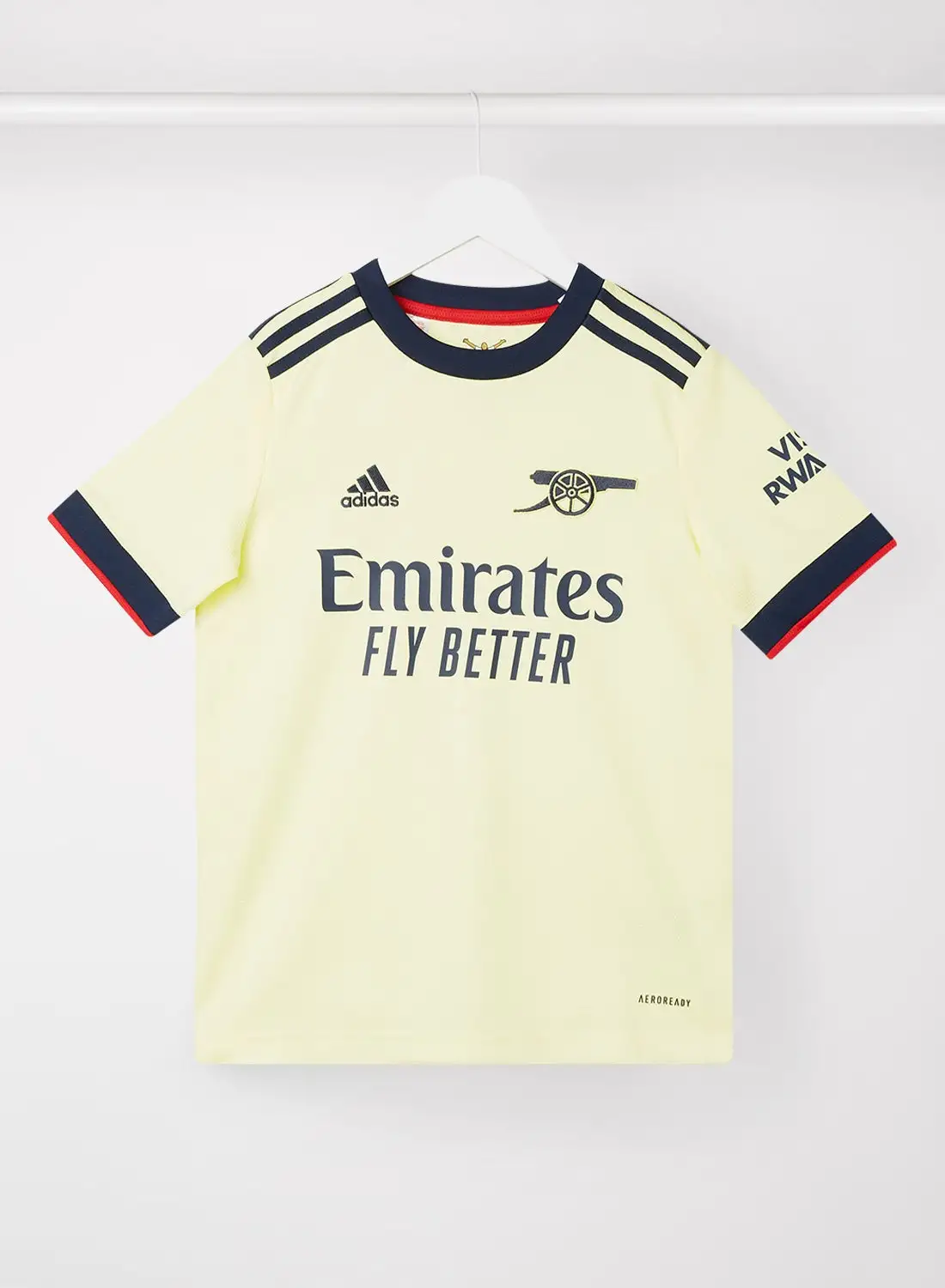 Adidas Teen Arsenal 21/22 Away Football Jersey Yellow