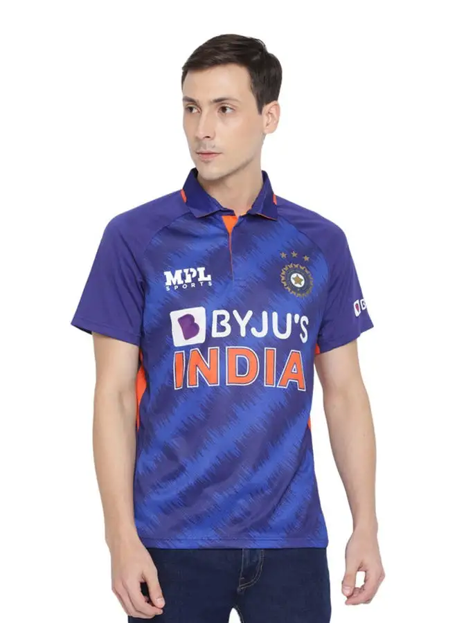 MPL Sports Official Team India Fan Jersey Navy Blue