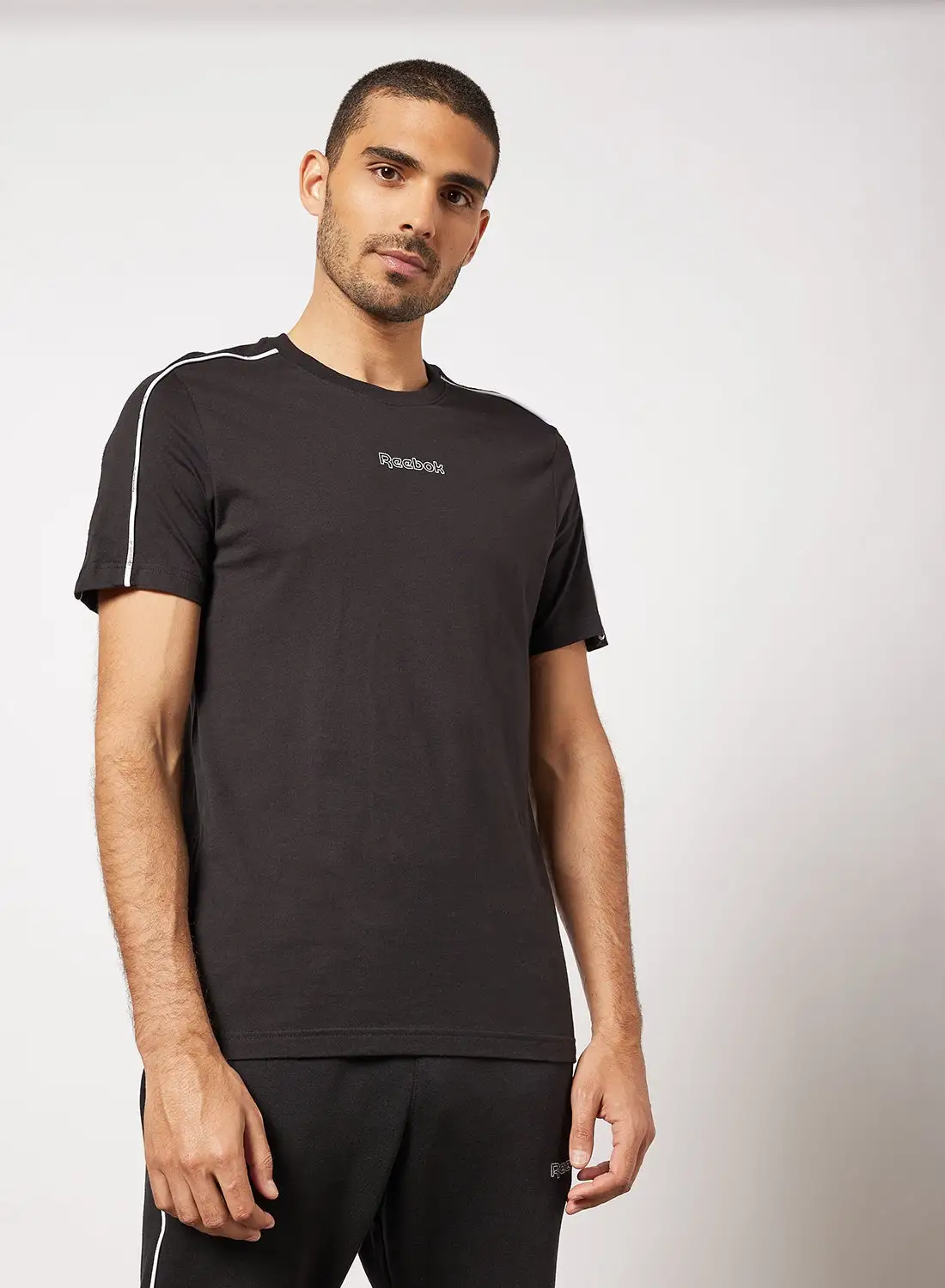 Reebok Training Essentials Piping T-Shirt Black