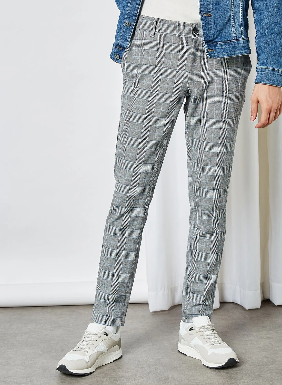 ONLY & SONS Checked Pants Marina