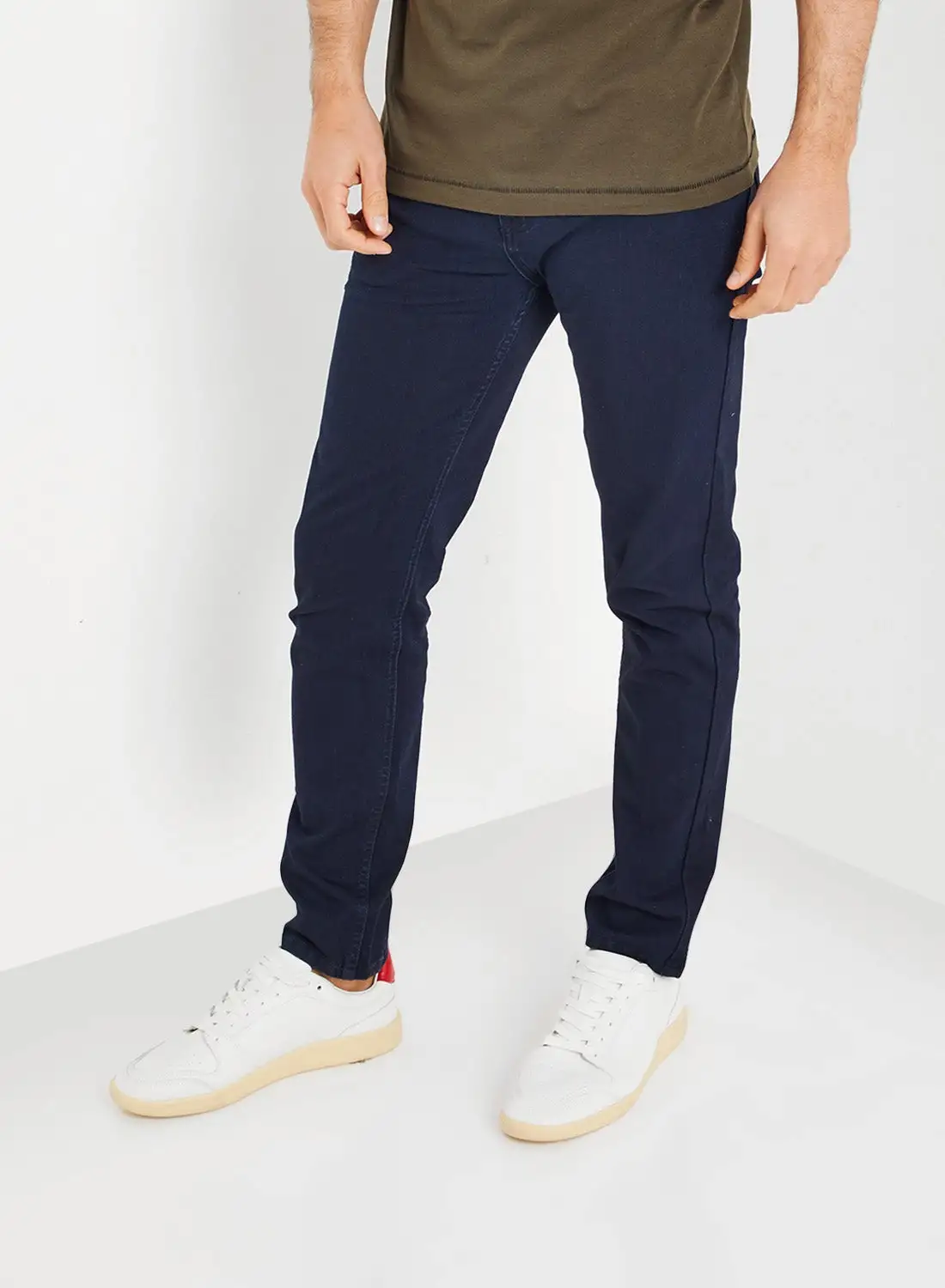 SKULT Basic Straight  Fit Jeans Navy