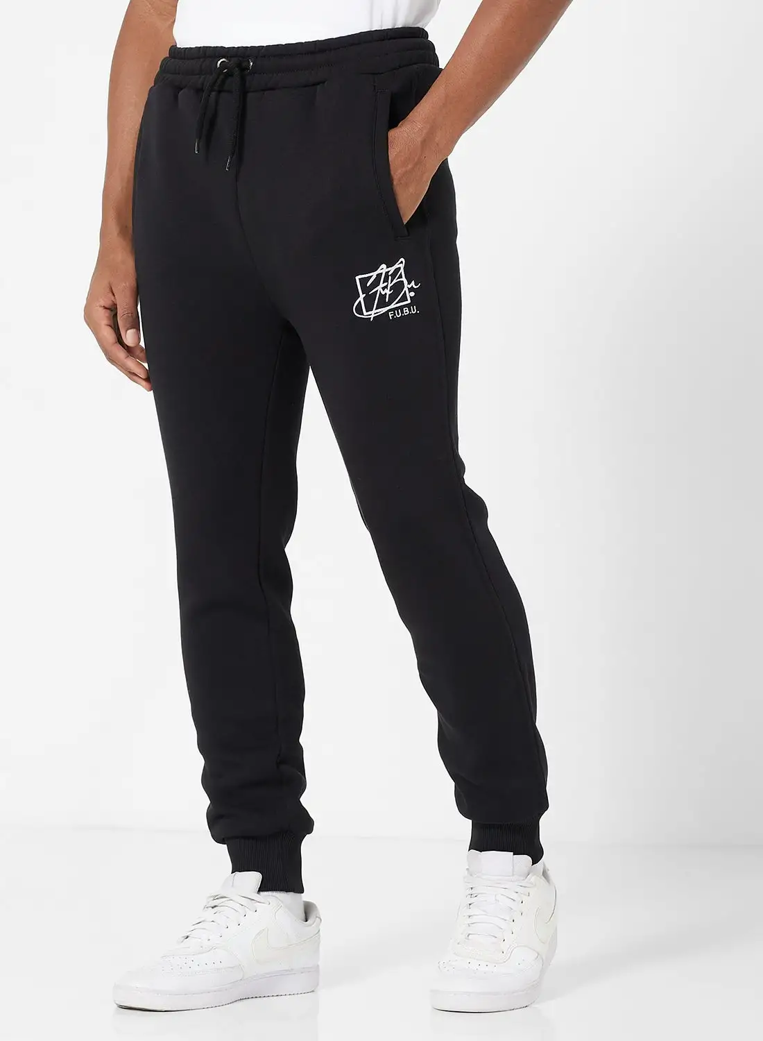 FUBU Script Essential Sweatpants أسود