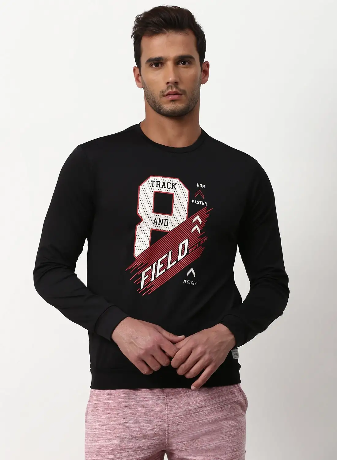 ABOF Active Wear Sweatshirt أسود