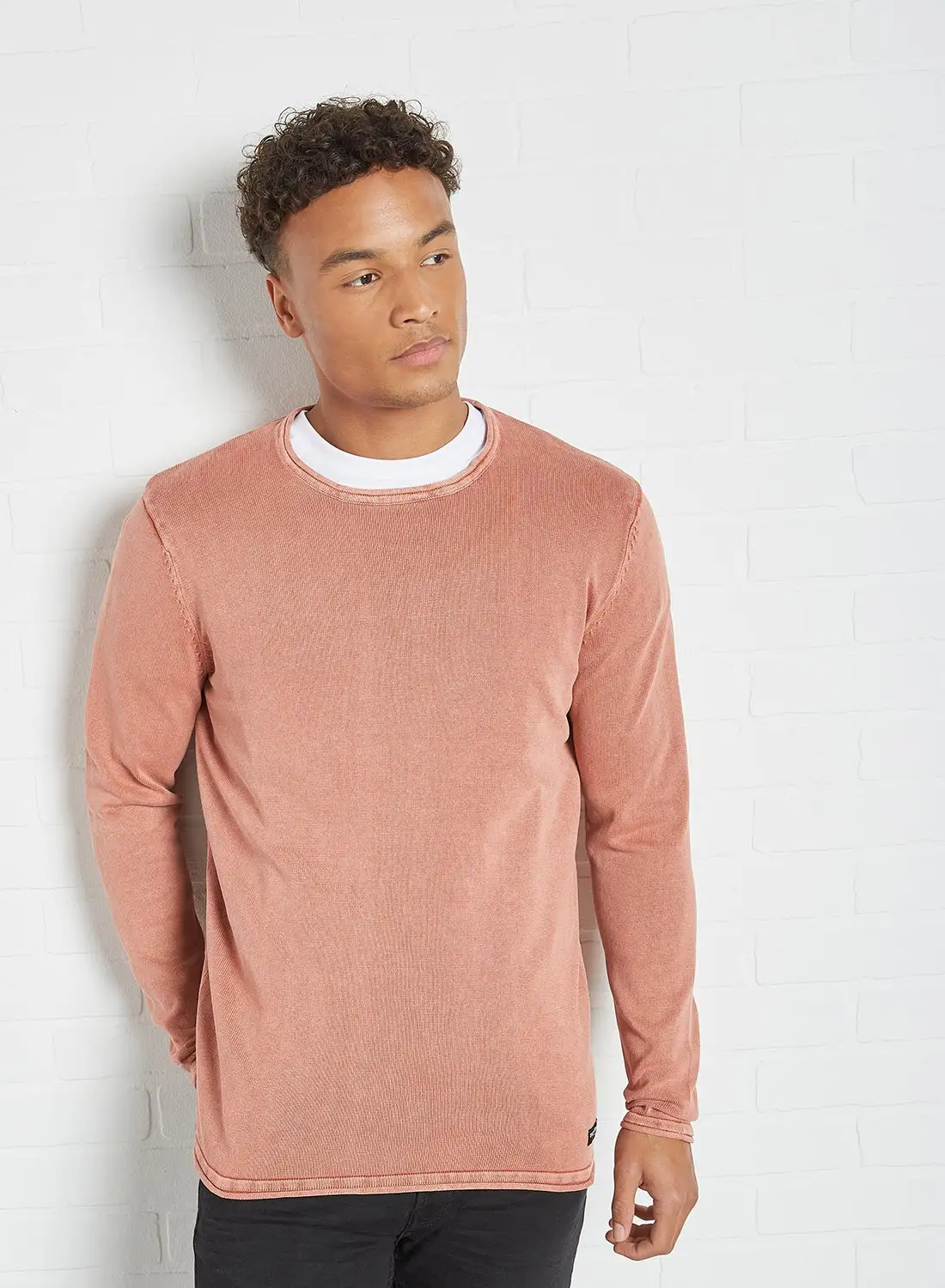 ONLY & SONS Garson Crew Neck Sweater Burlwood