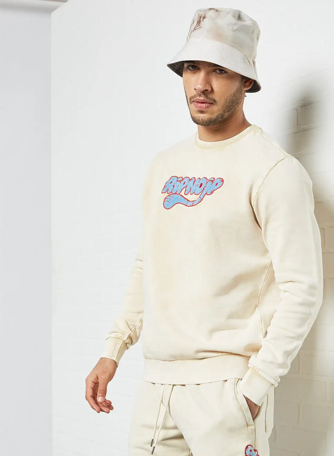 RIP N DIP RipNTail Crew Neck Sweatshirt Cream