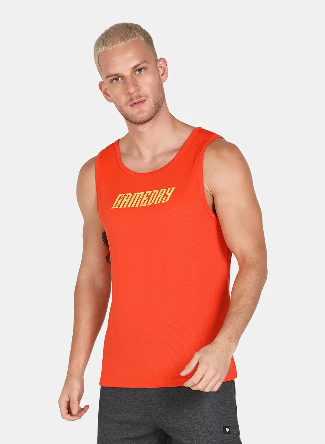 Athletiq Basic Sports Training Vest Orange