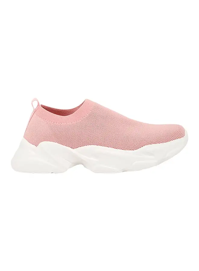 ZAHA Women's Mesh Slip Ons Pink