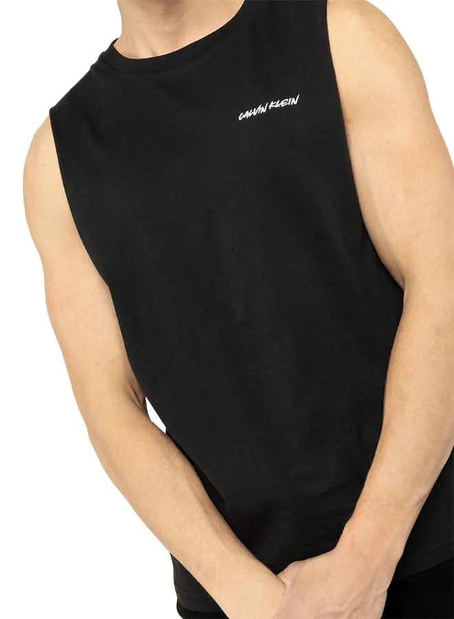 CALVIN KLEIN Casual Retro Muscle Tank Black