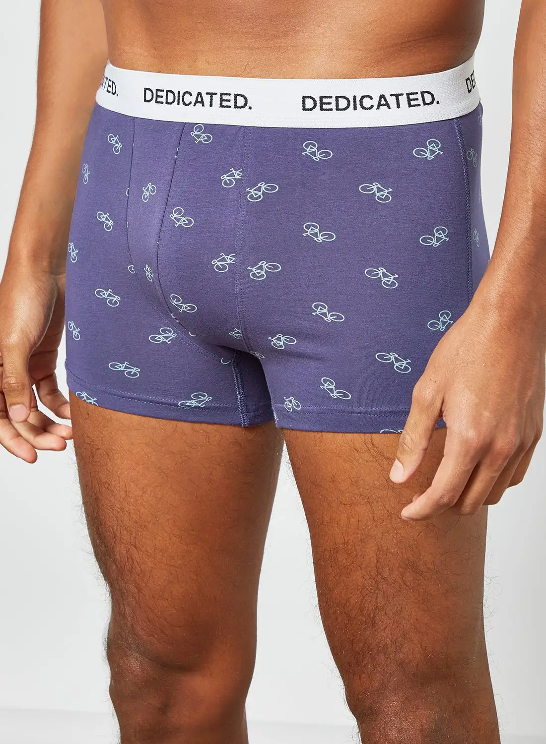 DEDICATED Bike Print Boxer Briefs Blue