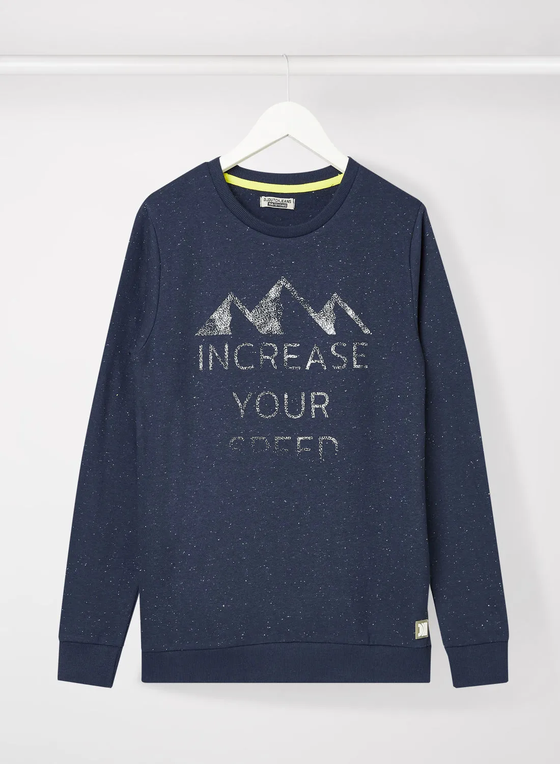 DJDUTCHJEANS Kids/Teen Slogan Print Sweatshirt Navy