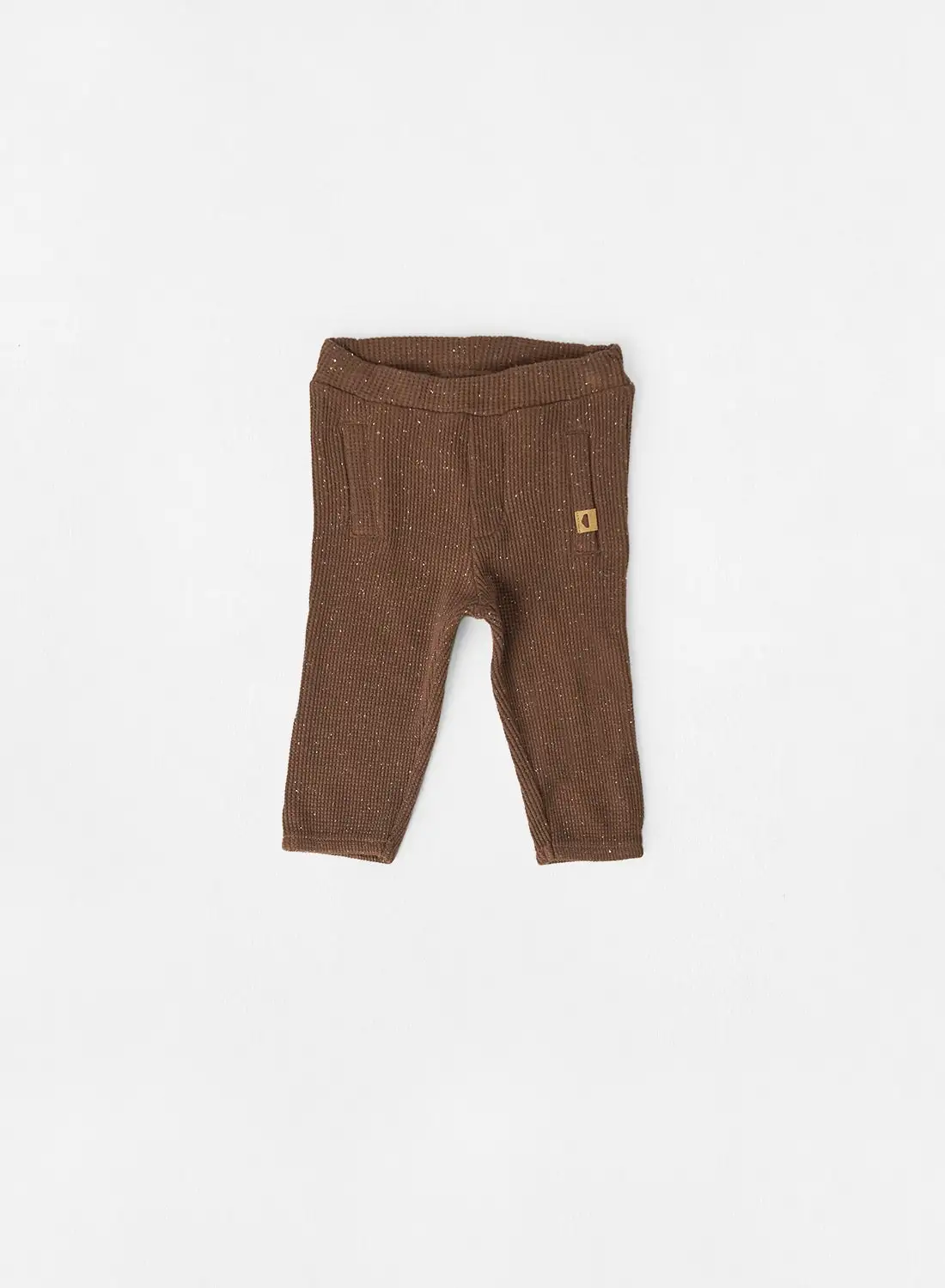 NAME IT Infant Elastic Waist Sweatpants Brown