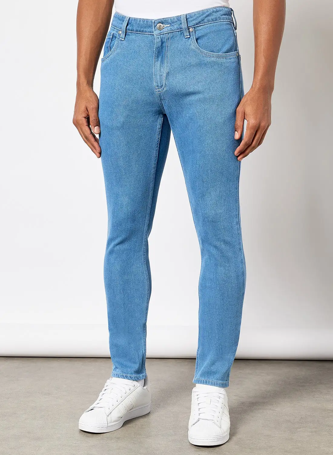 Noon East Solid Jeans Light Blue