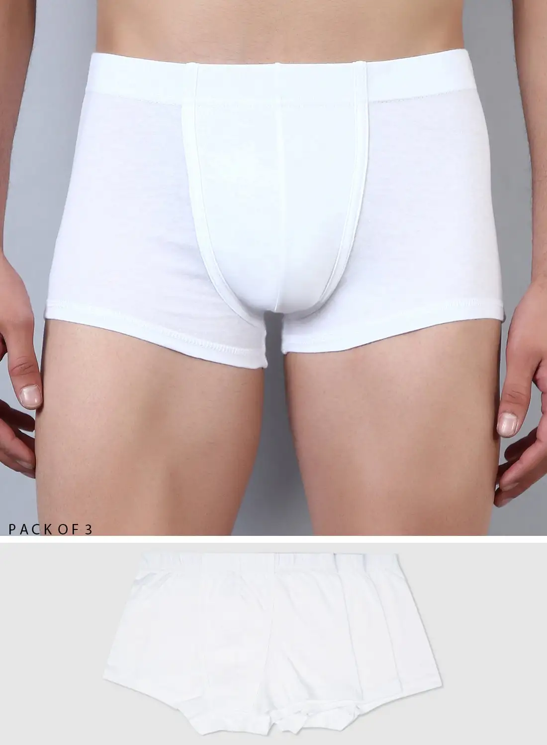 QUWA Comfortable Brief Cotton White