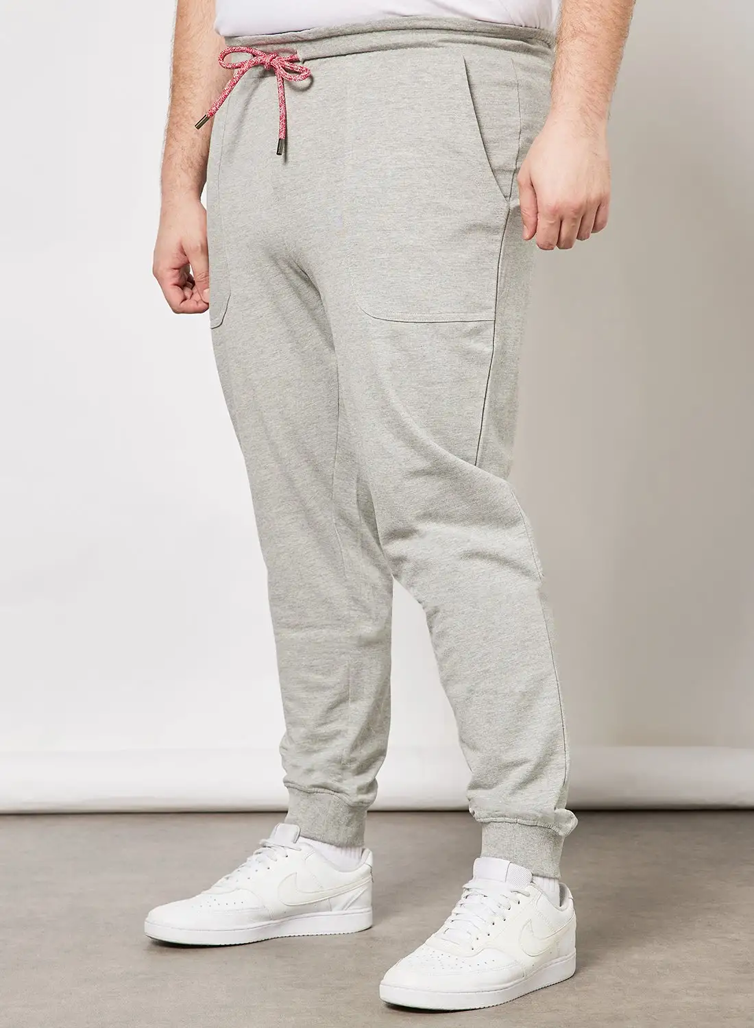 North 56°4 Plus Size Basic Sweatpants Grey