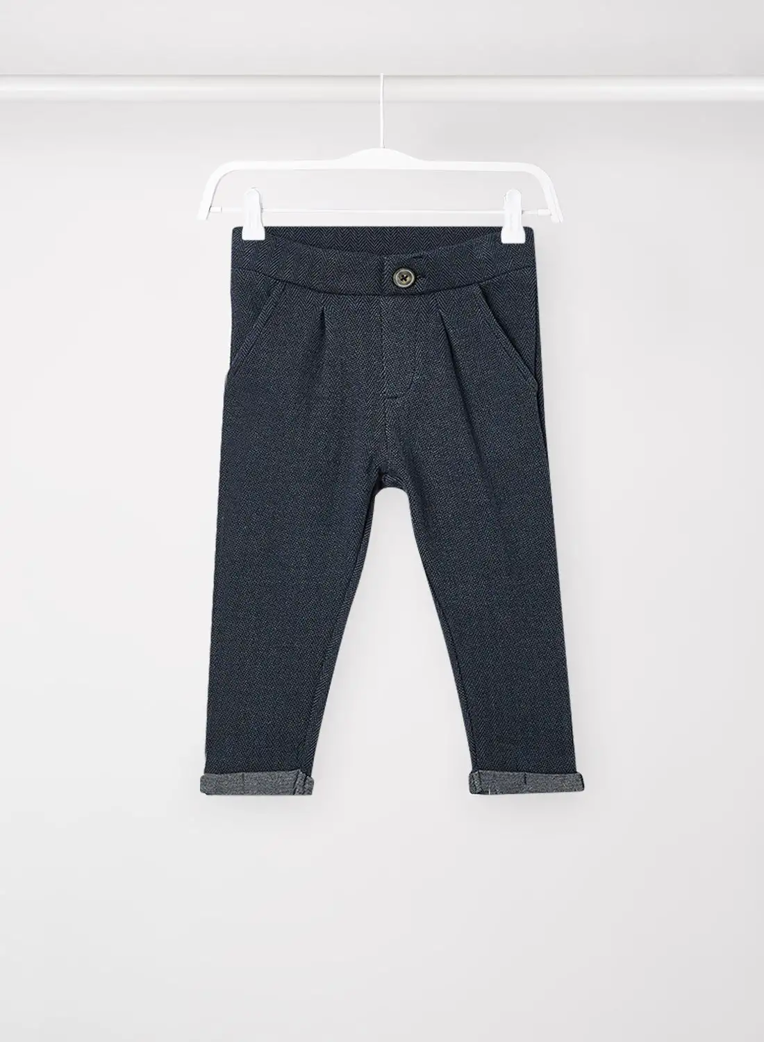 NAME IT Baby/Kids Pleated Trousers Blue