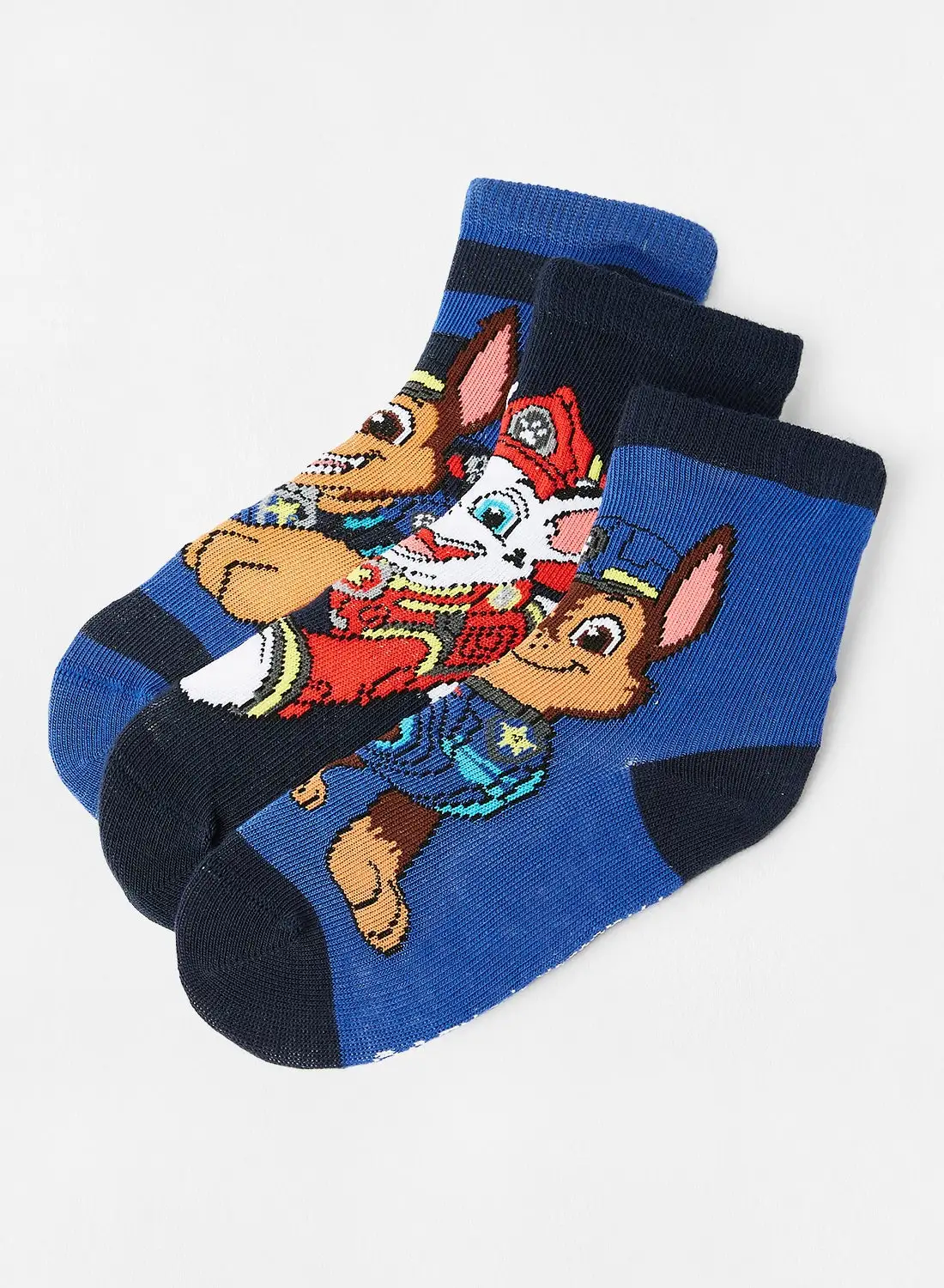 NAME IT Kids Paw Patrol Socks (Pack of 3) Blue