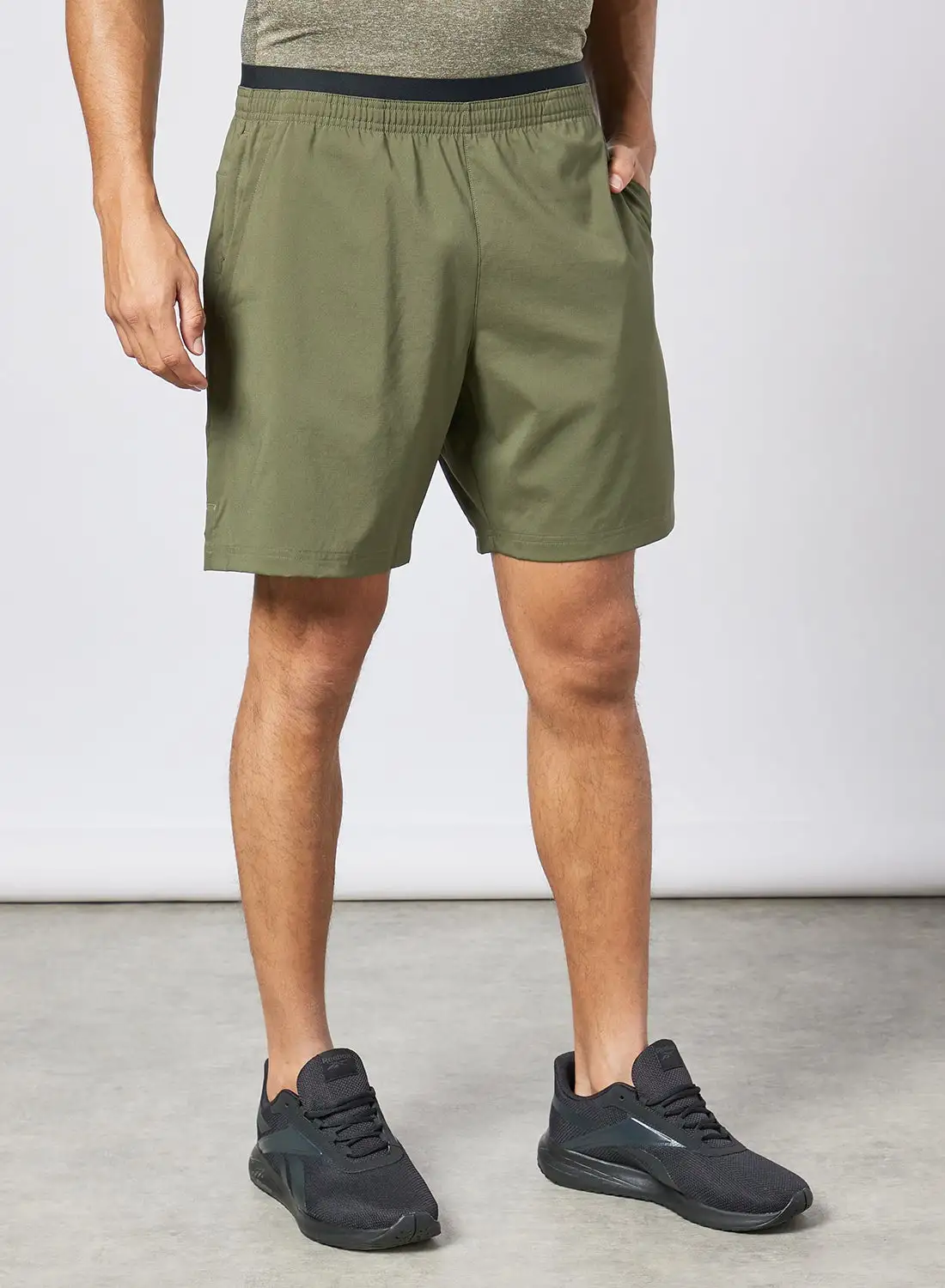 Reebok United By Fitness Epic+ Shorts Olive