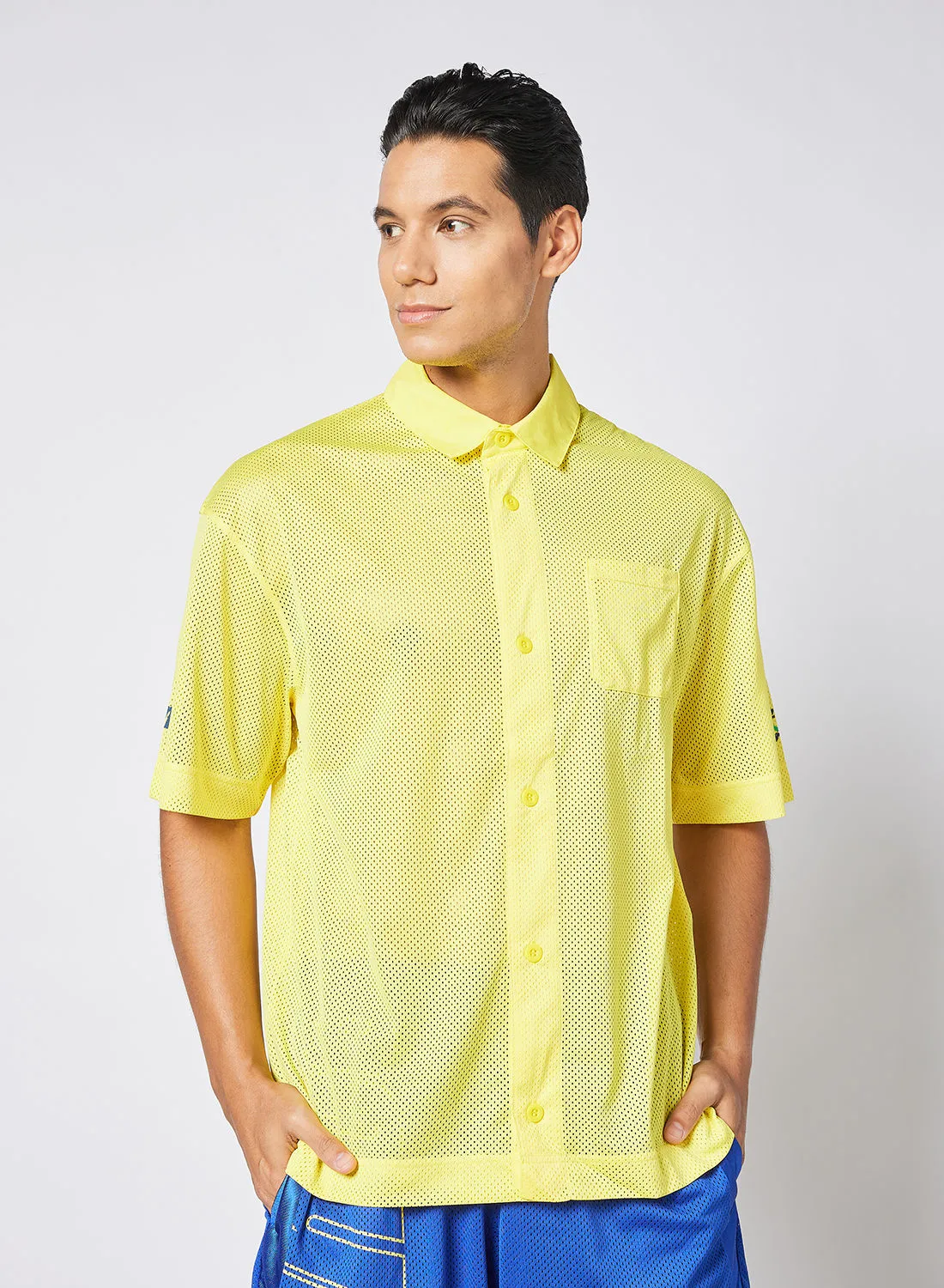 Reebok Prince Mesh Shirt Yellow