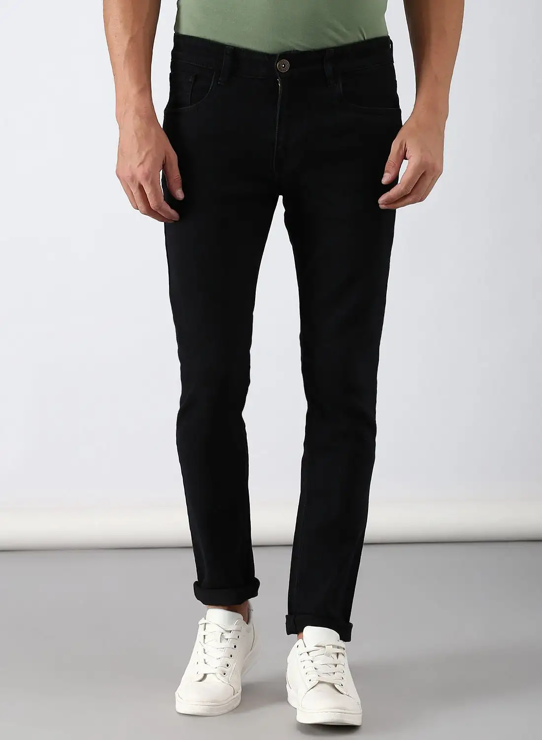 ABOF Slim Fit Jeans Black