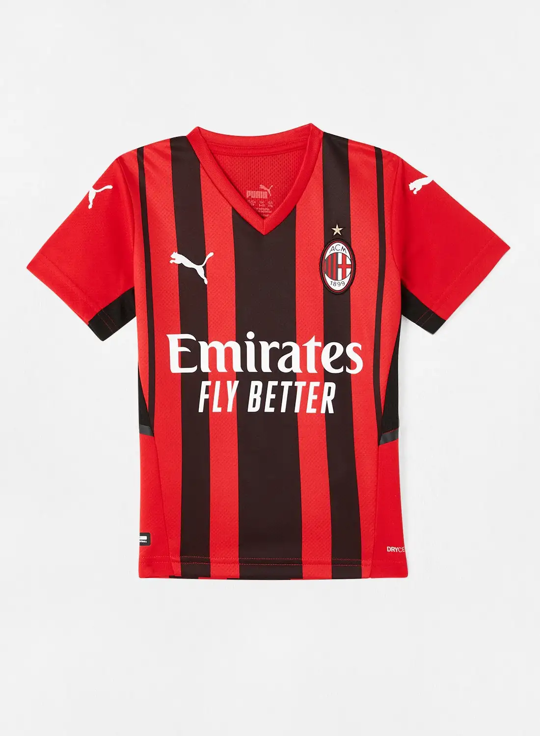 PUMA Kids/Teen AC Milan Home Replica Jersey Red