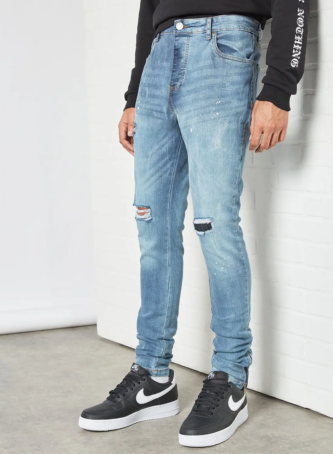 BRAVE SOUL Skinny Fit Jeans Blue