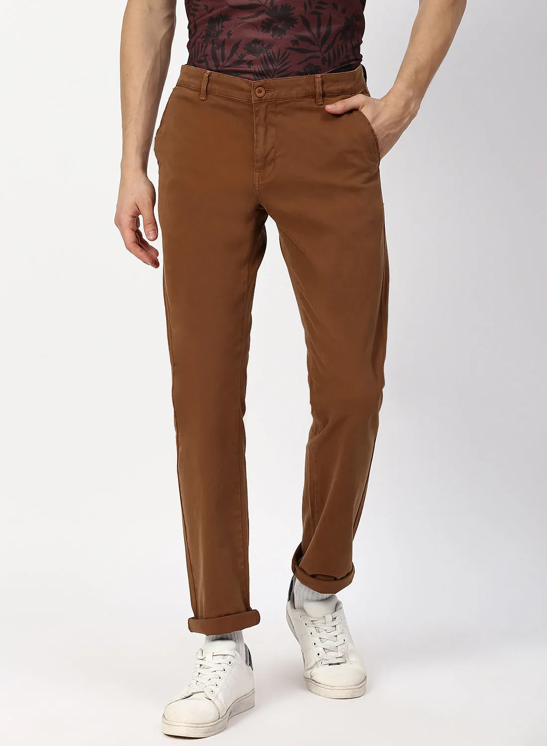 QUWA Solid Twill Trousers Rubber