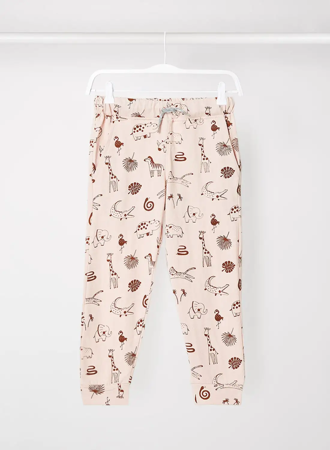 RAHA Boys Printed Jogger Pink/Brown