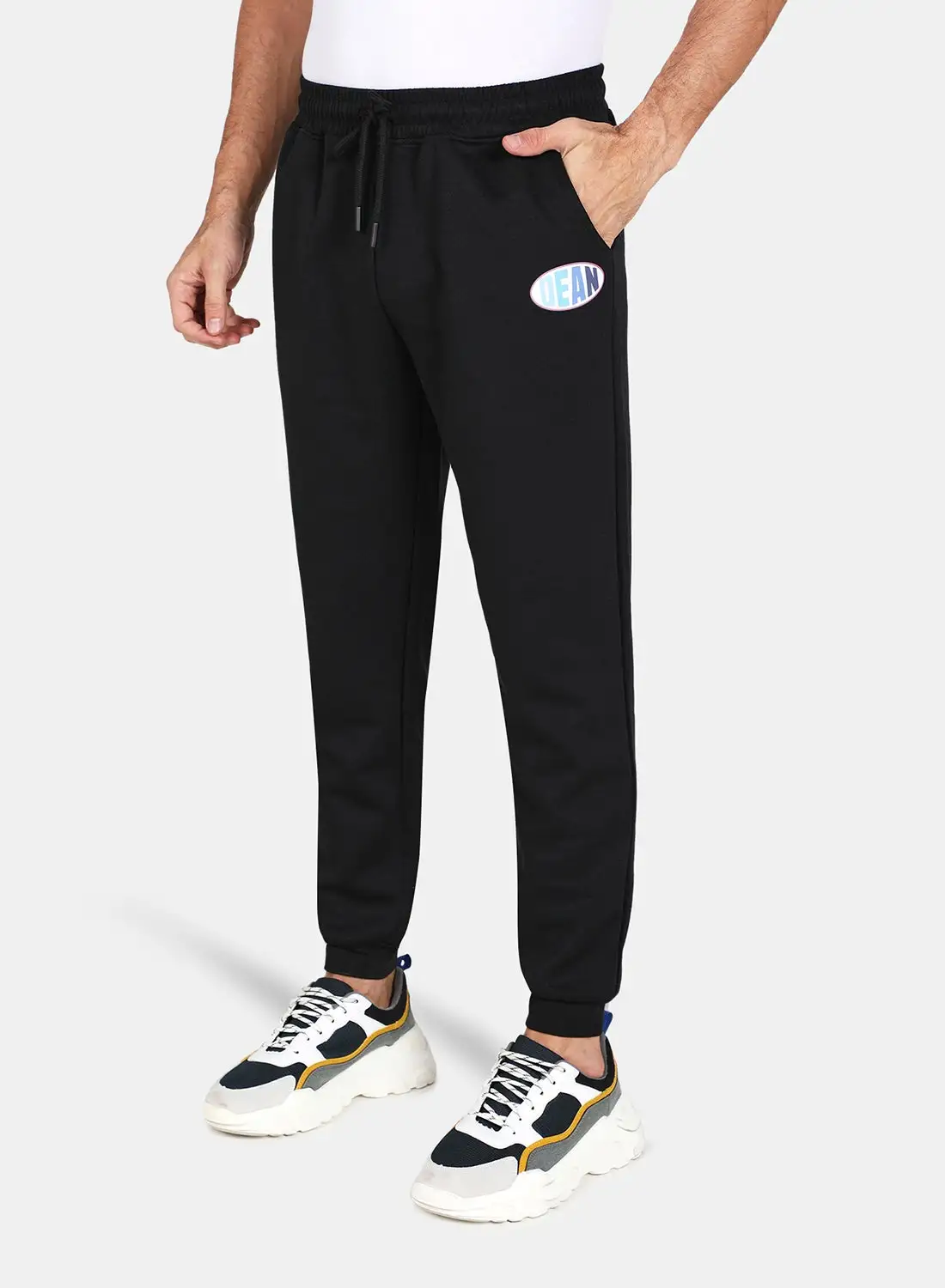 DRIP Casual Applique Joggers Black