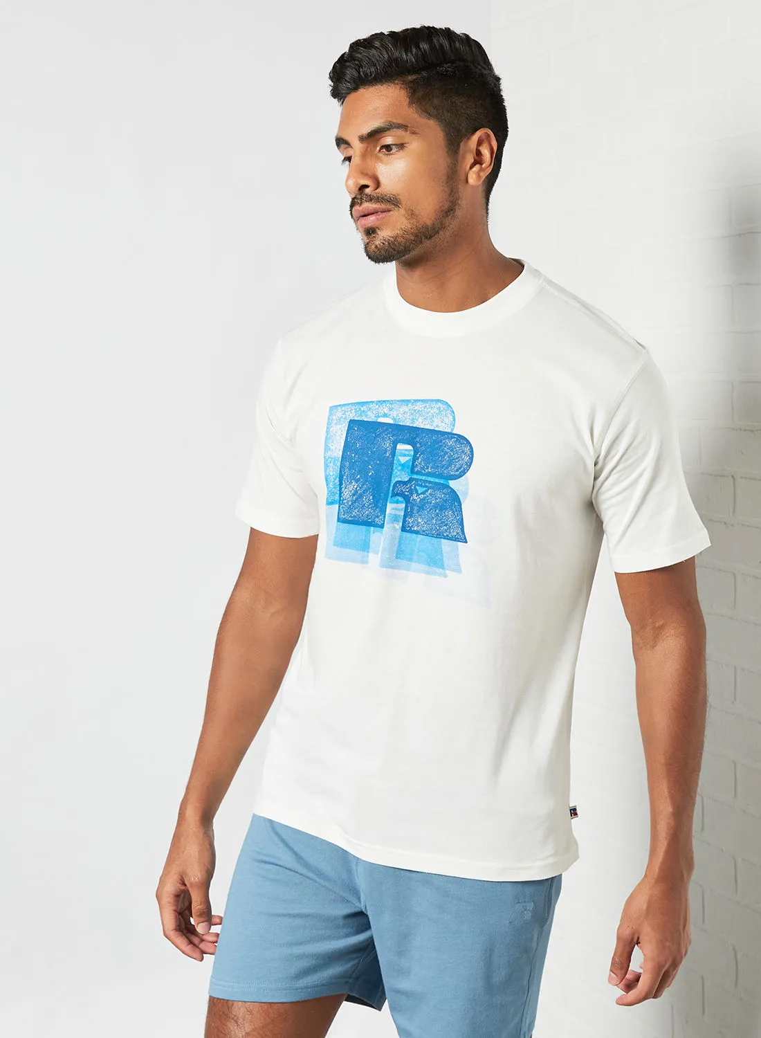 Russell Athletic Graphic Logo T-Shirt White