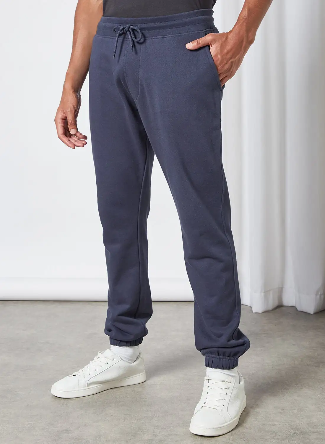 SELECTED Drawstring Sweatpants Navy