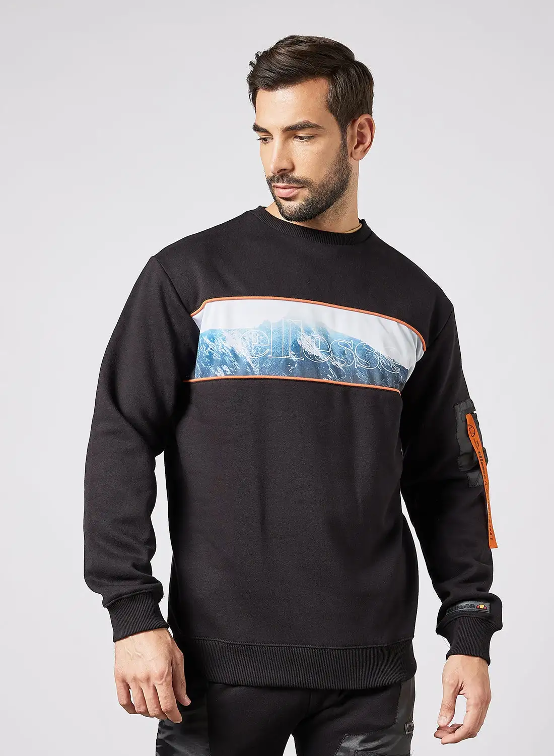 Ellesse Copertina Sweatshirt Black