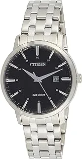 Citizen Casual Watch for Men, Quartz Movement, Analog Display, Silver Stainless Steel Strap-BM7460-88E