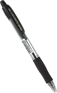 Pilot Super Grip 0.7mm tip, 0.3mm line width 1 retractable ballpoint pen - black ink