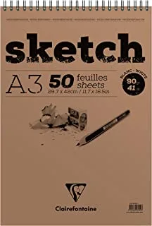 Clairefontaine sketch pad, a3, 50 sheets - 42 x 29.7 centimeters