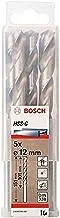 Bosch 2608595081 din338 hss-g metal drill bit, 12.0mm x 101mm x 151mm, silver