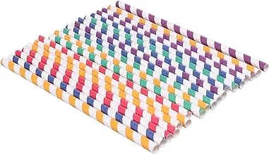 Migo's paper straw, set of 25 - multi color