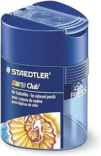 Staedtler 512 128 double hole tub triangular sharpener - pack of 10