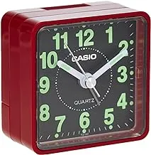 Casio TQ-140-4DF Alarm Clock, Red