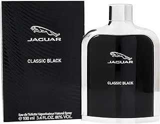 Jaguar classic black eau de toilette spray 3.4 oz/ 100 ml for men by 3.4 fl oz