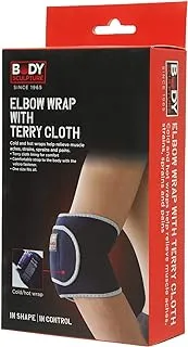 Body Sculpture BNS-10 Elbow Wrap with Terry Cloth - Navy