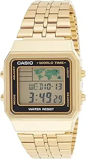 Casio Watch for Unisex A500WGA-9DF Digital Metal Gold